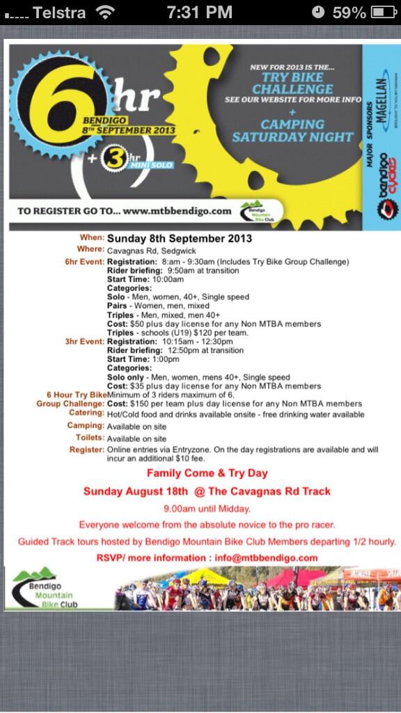 MTB Bendigo tweet media