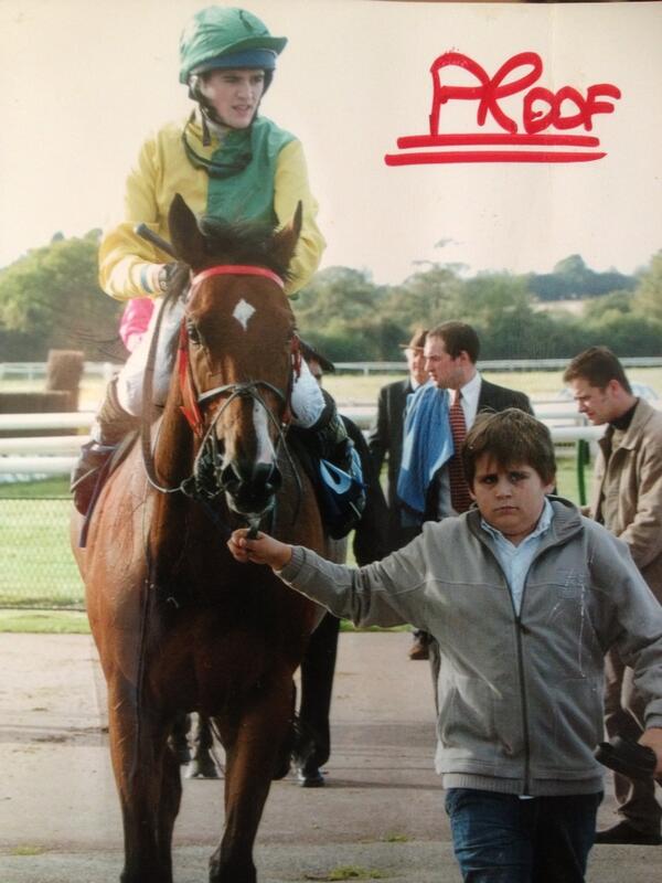 justinlb86's tweet photo. @DBrothy in his race horse training days #whatwentwrong http://t.co/AM1Wx0AiiX