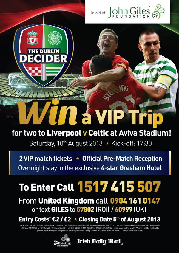 Don't forget the competition to win tickets to #TheDublinDecider closes on August 5th, see picture for entry details