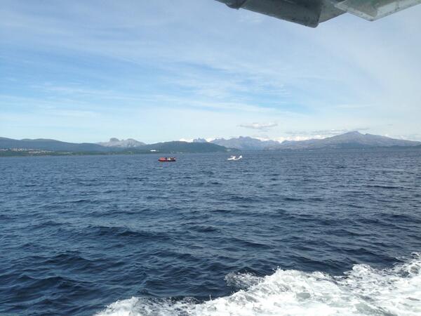 NSSR's tweet photo. Mikrofly nødlandet ved saltstraumen. http://t.co/oalx223ctl