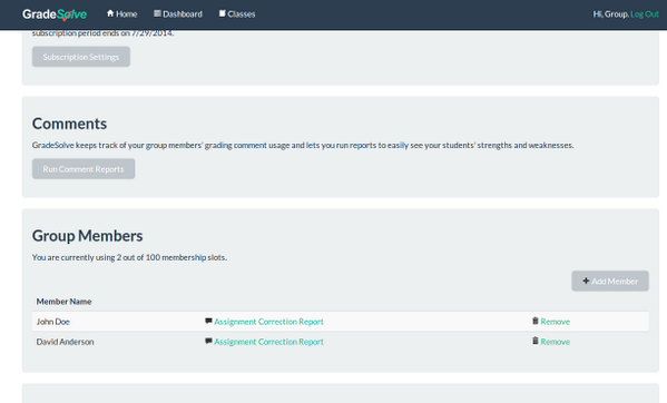 gradesolve's tweet image. Groups make it easy to implement GradeSolve on a large scale. We will offer affordable plans from tiny to enormous!