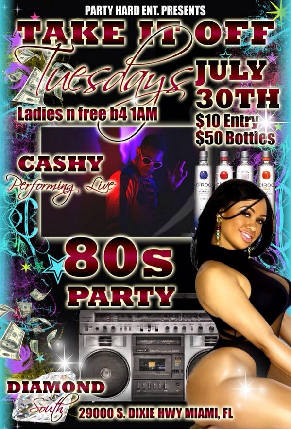 Dee_Freshley's tweet photo. Diamond south tonight 80's party &amp; @keshdollacashy performing live yall come show the homie some love.... http://t.co/xuuwQGbZl4