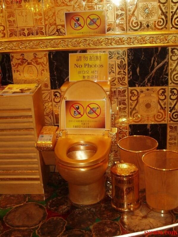 The worlds most expensive toilet cost £32 million pounds and is made of 32 carat gold!