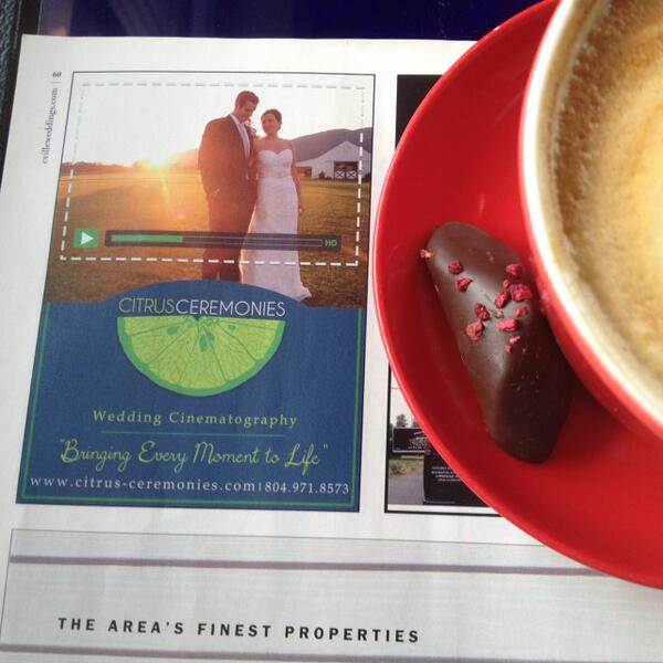 PandoCreativeCo's tweet image. Check out our most recent blogpost - @citrusceremony has a new ad out in C-ville Weddings! citrus-ceremonies.com/blog/