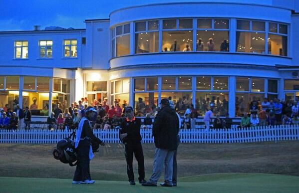 Great shot from the senior open playoff on Sunday Night #senioropen