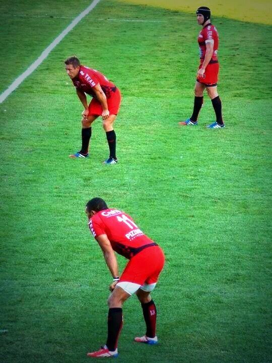rugbytoulon_'s tweet photo. #Top14s deadliest back line trio this season @BryanHabana @JonnyWilkinson @giteau_rugby http://t.co/a0J4NygDOC