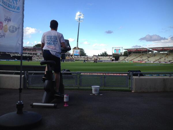 CyclingForHarry's tweet photo. Have you donated your mile? 
@chandrews17 doing his bit for @7insevenbigbike &amp; #HHHO 
At Edgbaston @CricketingBears http://t.co/dCFeWE2wpG”