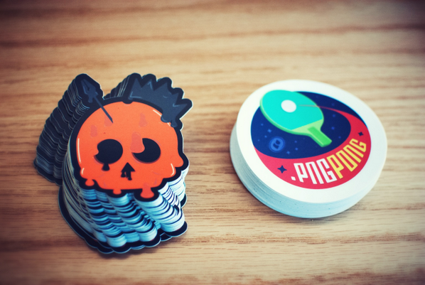 nclud's tweet photo. Just got our sticker #swag from our #PNGpong &amp; #TOTHEDEATH events! Tweet back or come by the studio to pick yours up. http://t.co/JItP1o8Dk7