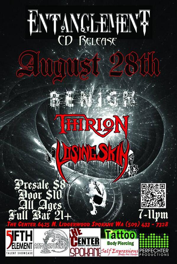 EntanglementOFC's tweet photo. The CD release flyer!!! http://t.co/LHO57voWIJ