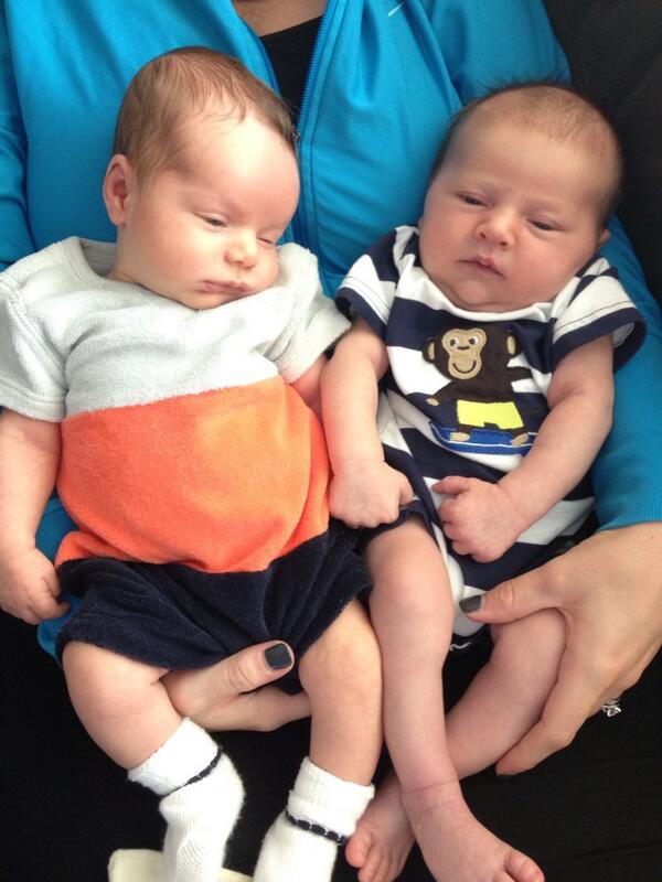 Lil buddies hanging out..lots of eating, sleeping, and pooping <a href="/kmwiig/">Katelyn Wiig</a> #thisisthelife