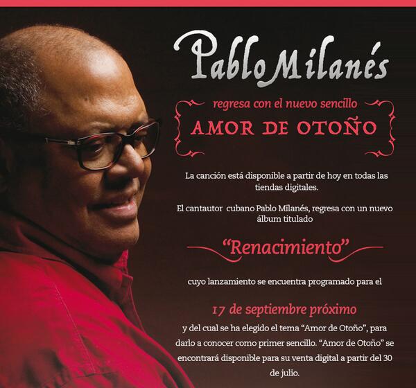 Pablo_MilanesMX's tweet photo. Vamos por este #AmordeOtoño http://t.co/fYBRHaZCOm
