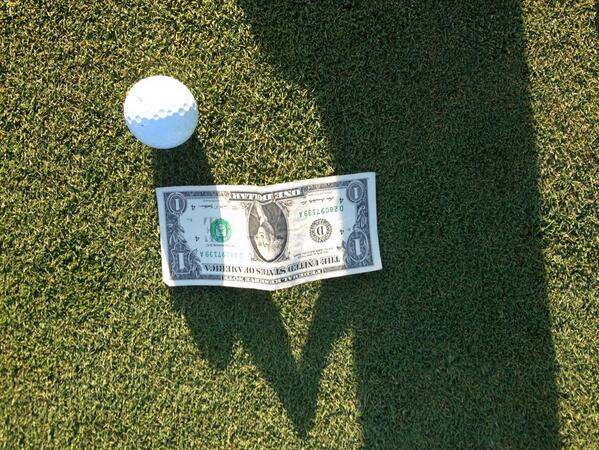 Jmiller7285's tweet photo. @NateKranz....Took Kranz for some coin on closest to the pin! http://t.co/5QuvyQ6tgY
