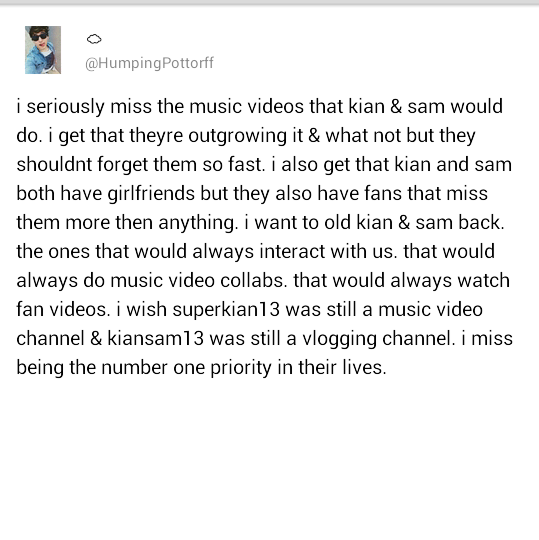 qaycence's tweet image. old habits die hard? that shouldnt apply to kian &amp;amp; sam.
