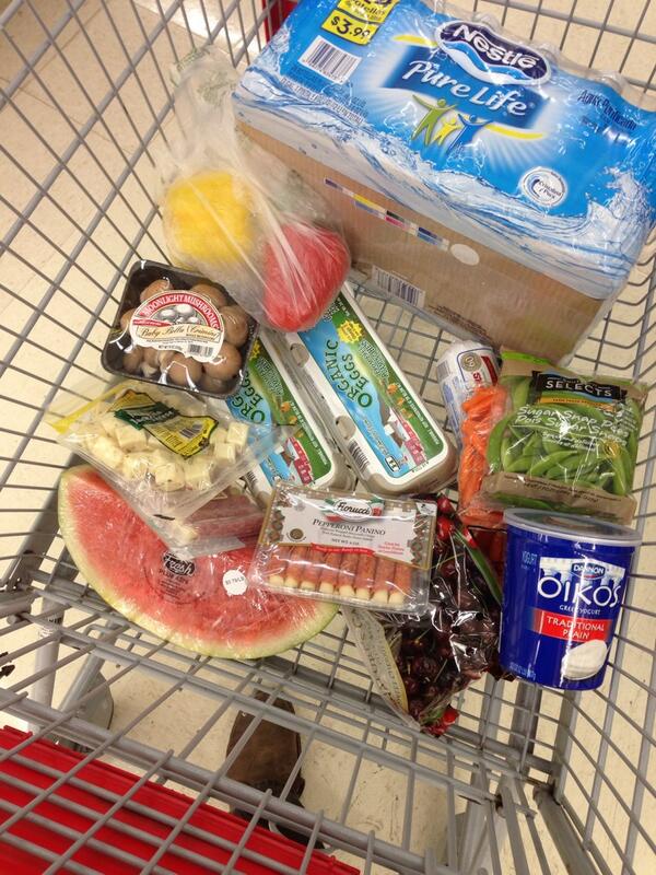 Haven't grocery-shopped in years, but I'm in Poland this evening, trying not to eat out so much while traveling.