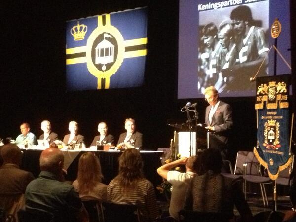 RadioEenhoorn's tweet image. Nu live de toespraak van de voorzitter van de PC Westra en van commissaris van de Koning Jorritsma #pc2013