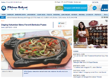 Daging Ketumbar Menu Favorit Berbuka Puasa <a href="/Cafe_Charisma/">Cafe Charisma</a> <a href="/pikiran_rakyat/">Pikiran Rakyat</a> go to pikiran-rakyat.com/node/243720