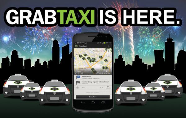 grabph's tweet photo. GRABTAXI IS HERE! #TimeToGrab http://t.co/qSiB29F0rp
