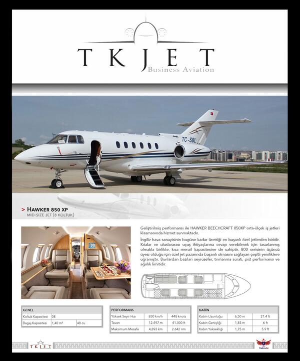 TKJetVIP's tweet image. Hawker850XP bugün lokal saat 16:00’da İstanbul'dan Ankara'ya boş gidecektir. Sizleri ağırlamaktan memnuniyet duyarız