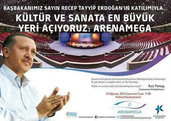 Kucukcekmecemiz's tweet photo. #kulturvesanataenbuyukyerarenamega http://t.co/WQ0t45v9xC