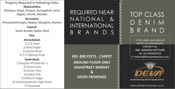 DevaEnterprises's tweet photo. Required Shop for TOP CLASS DENIM BRAND... http://t.co/sweGPTBjGD