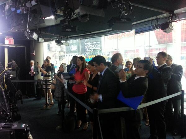 android_tools's tweet image. Tourists off the street for the bell ringing taking photos with ARM powered devices.