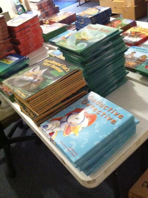 FUNeReader's tweet image. Packing up for our first ever store in Citadel Mall Aug 2-3. Visit us for great books and storytimes! #BackToSchool