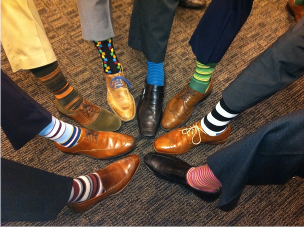 Wear something different! Shop <a href="/HappySofficial/">Happy Socks</a> #socks #colourful #bright

View the brand here: bit.ly/1b2wTDa