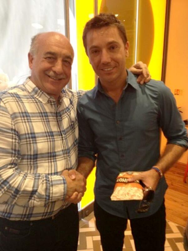 #Pastinos now available at <a href="/Ginofantastico/">Gino D'Acampo</a> 'My Pasta Bar' in London. <a href="/PastinosJoe/">Giuseppe</a> met Gino at the preview event.