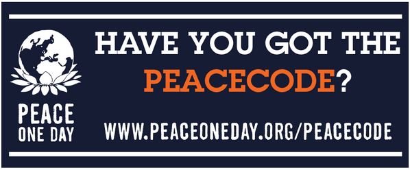 JeremyGilley's tweet image. Get the #PeaceCode and be a Global Broadcaster on #PeaceDay peaceoneday.org/peacecode Please RT & share!