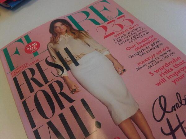 hazelpicco's tweet image. My fav time&amp;amp;gt; #TheSeptemberIssue @FLAREfashion is on my desk! #Love #NewLook