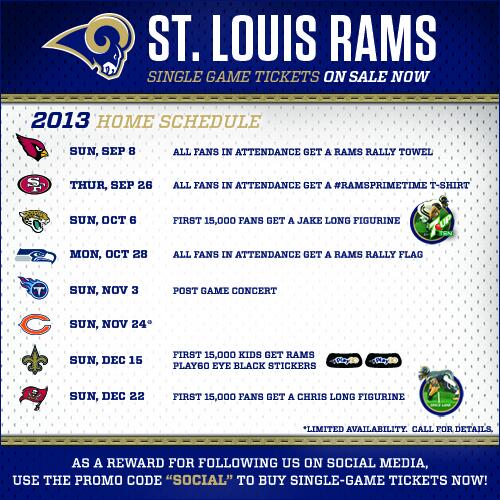 Los Angeles Rams on X: 'Use promo code 'SOCIAL' to take advantage