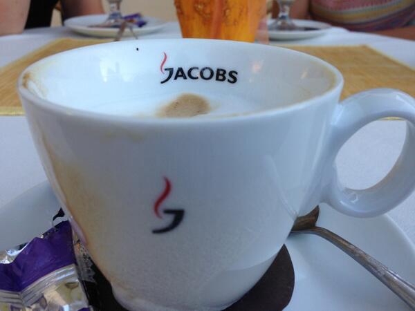 Dit is een hele lekkere cappuccino, maar dat kan natuurlijk ook niet anders.