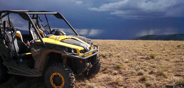 Looking for a view? #canamrideguide Shauna Sours Swale suggests the Roan Plateau in Western #Colorado.