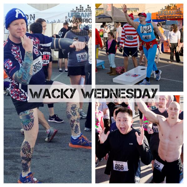 RunUrbanWD's tweet image. It's #WackyWednesday.  Check out these crazy Warriors.