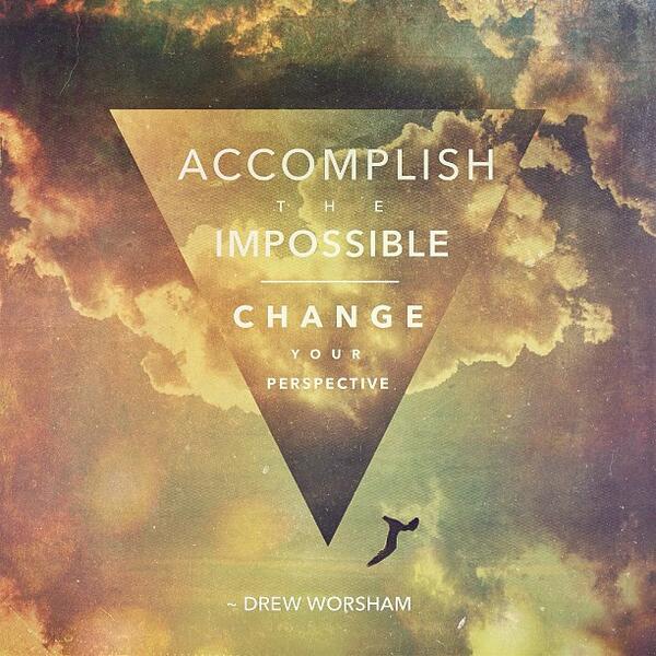 echoconference's tweet image. Accomplish the impossible. Change your perspective. #echo13, art by @joecavazos.
