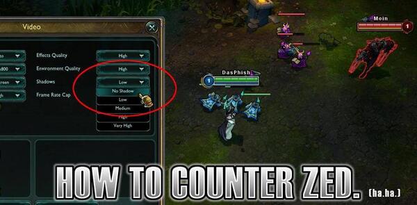 LolCosplays's tweet photo. IF YOU WANT TO COUNTER ZED.... #LeagueOfLegends http://t.co/D38vqS0x9d