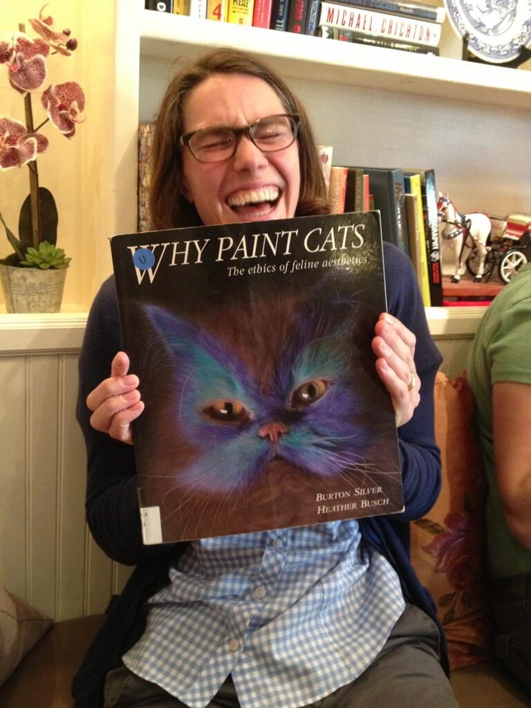 Why paint cats? Why did the cats paint in the first place?
