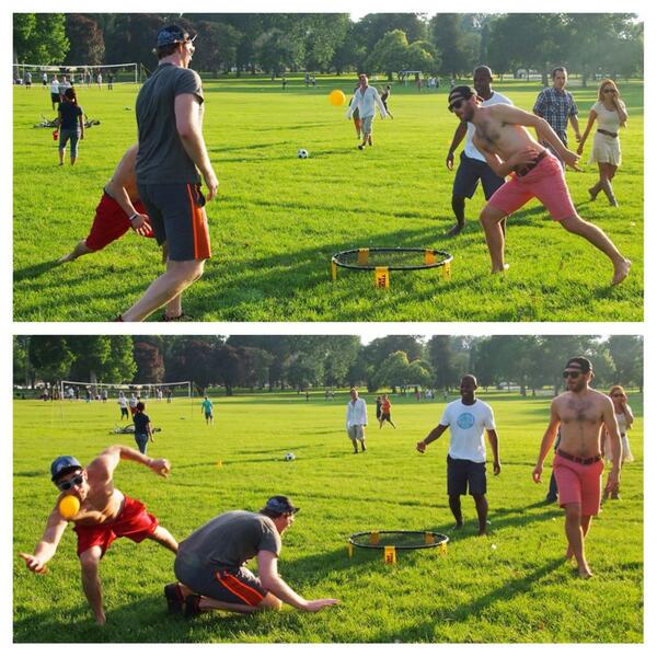 Ducking Spikeball!!!! #spikeball #spikeballdenver #denver #303 <a href="/spikeballchris/">Spikeball🌕Chris</a> <a href="/Spikeball/">Spikeball™ Inc</a> #milehigh