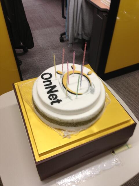 withcoffee's tweet photo. 17th Anniversary of OnNet. Very proud of our team.. Thank you everyone. We will keep it up! http://t.co/LcKtfDQ7Py