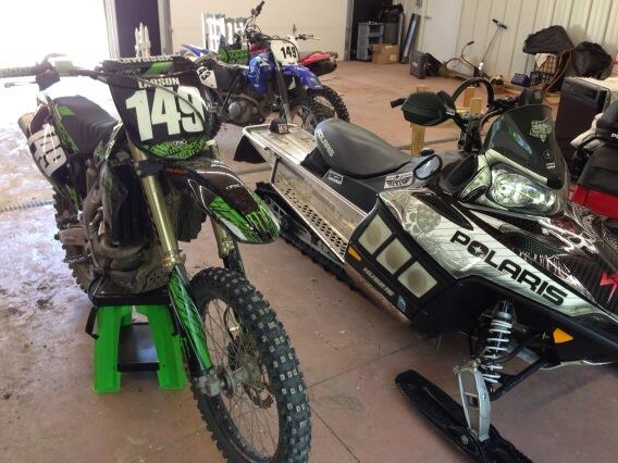 My sled and db #lineup #awesome