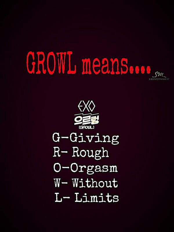 민린 • on X: "what the RT @/krysteee: REAL MEANING OF GROWL?!!! ASDFGHJKL;' ASDFGHJKL;ASDFGH http://t.co/f2IXsRGGdy" / X