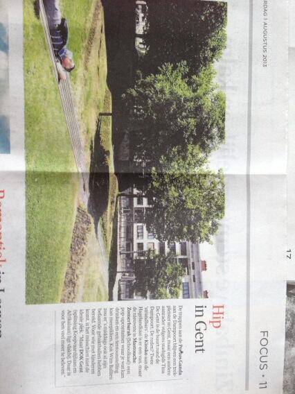 pmrappelet's tweet photo. Deze morgen in #demorgen onder de noemer "te heet? Hier niet" @MastoucheGent http://t.co/Qsj7oFqhFJ