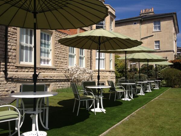 Hello sun! Time to get out and use the terrace again. :) #B&amp;B #Bath