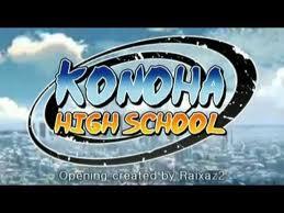 #KonohaHighSchool Naruto School