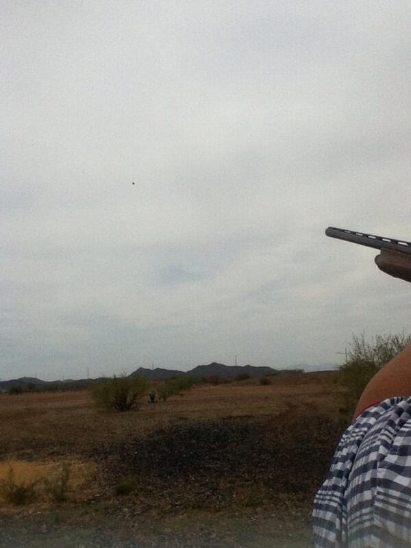 Palcomix_'s tweet photo. We also went shooting. We all shot a 12 &amp; 20 gauge shotgun. Here is the gun barrel &amp; clay pigeon, with a arm as well http://t.co/S7JBCYy7Bp