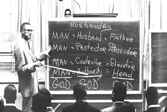 Carlos Muhammad aka Abdul Salaam Muhammad on Twitter: "Minister Malcolm X  Shabazz &amp; "The Chalk Board" Temple #7 F.O.I Class 1960 #NOIARCHIVES  #HISTORYMATTERS http://t.co/XVqbMfS4Ft" / Twitter