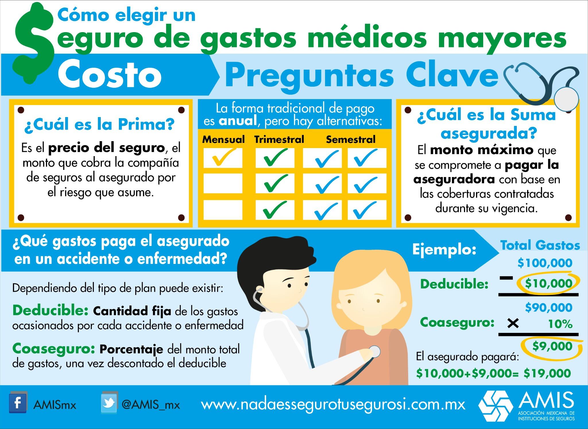 AMIS on X: "¿Sabes cómo elegir un Seguro de Gastos Médicos Mayores? Te lo explicamos en nuestra #infografía http://t.co/1vs8khVfyb" / X