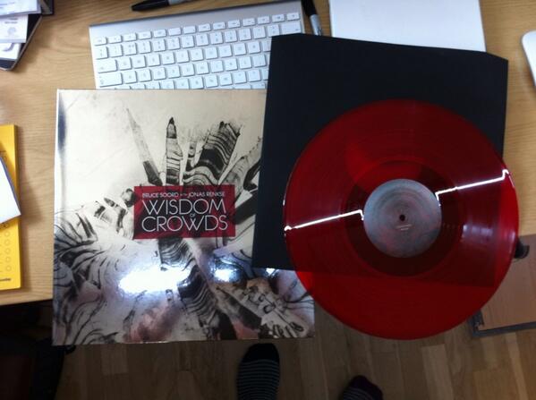 kscopemusic's tweet image. Wisdom of Crowds vinyl samples have arrived in the office. #pineapplethief #katatonia #brucesoord #jonasrenkse