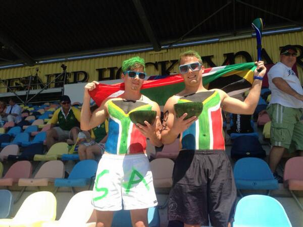 Supporters almost as amped and ready as we are! #gamefaces #springstokke #believe