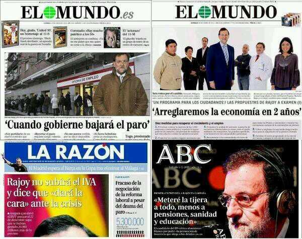 Rajoy dice q no es culpable. Debemos creerle porque al fin y al cabo nunca nos ha mentido.. #findelacita #rajoycumple